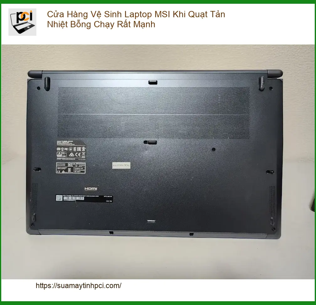 Vệ Sinh Laptop MSI Quạt Tản Nhiệt Chạy Mạnh – Trung tâm hỗ trợ gần đây