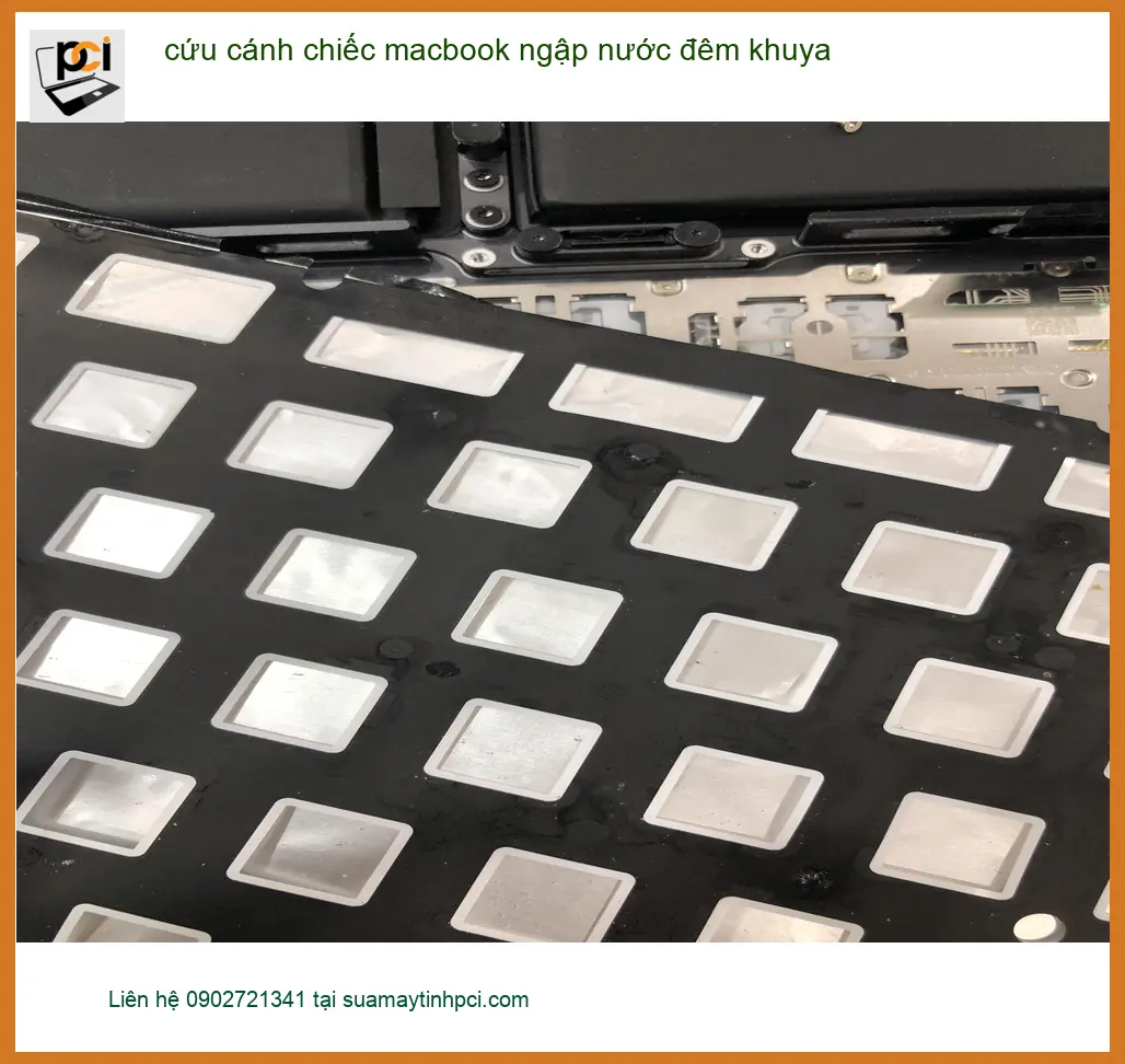 Anh Phước thở phào khi cứu macbook ngập nước đêm khuya ở Quận Bình Thạnh ảnh thực tế 1