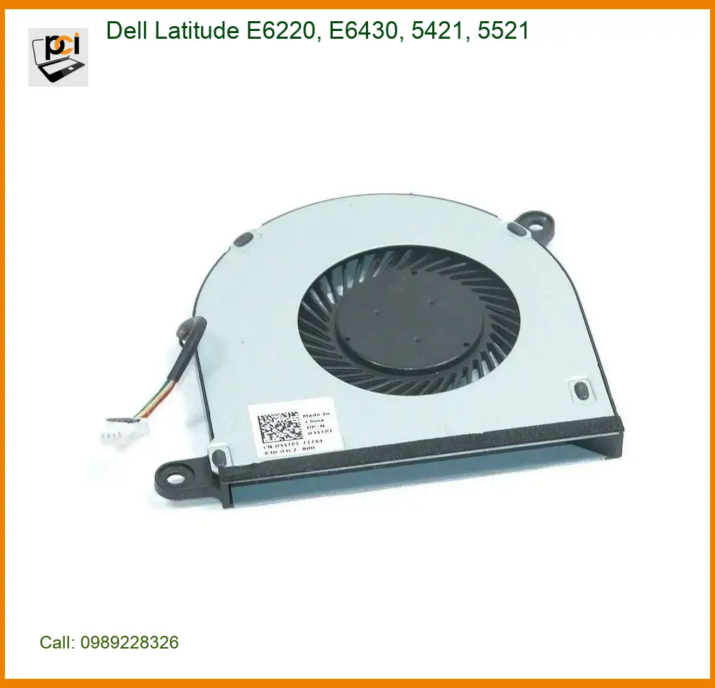Quạt Laptop DELL Latitude E6220 E6430 - Thay Lắp Tận Nơi TPHCM Giá Rẻ