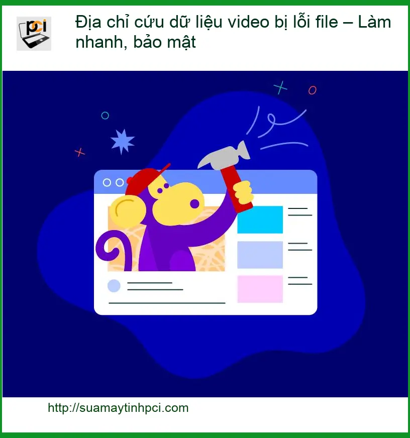 Khôi Phục Dữ Liệu Video Bị Lỗi File – Dịch vụ khắc phục tận nơi lấy liền