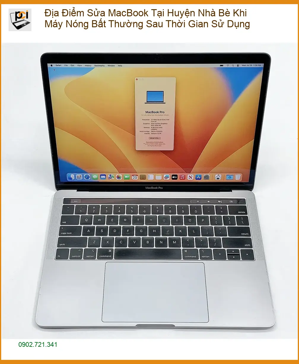 Sửa Macbook Nhà Bè Nóng Bất Thường – Trung tâm hỗ trợ uy tín