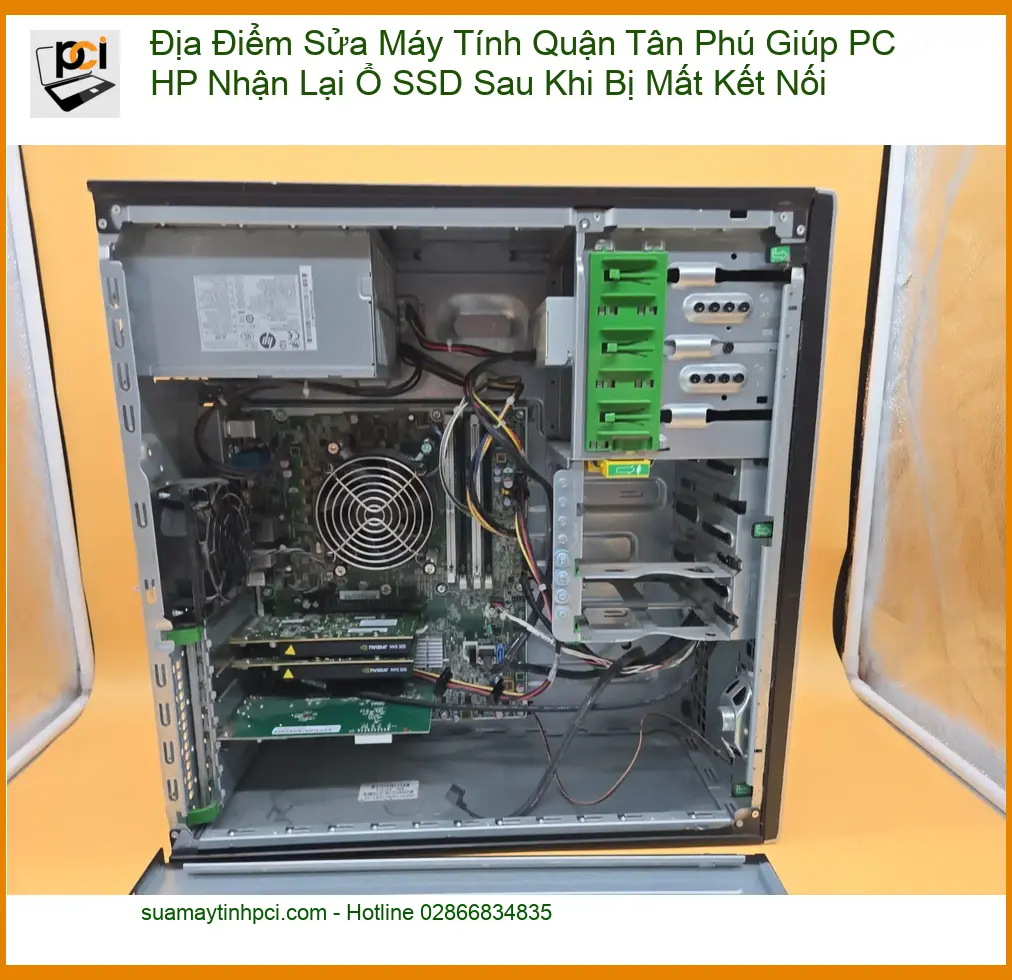 Sửa máy tính Quận Tân Phú PC HP mất SSD – Trung tâm hỗ trợ gần đây
