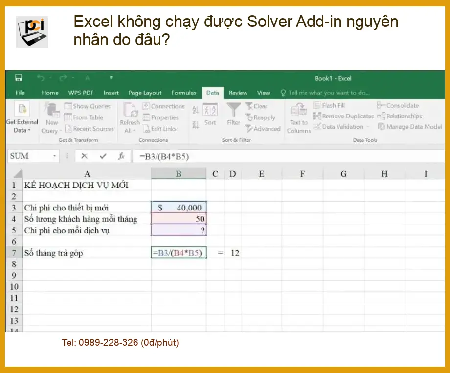 Excel lỗi Solver Add-in nguyên nhân? – Cách tự xử lý tại nhà