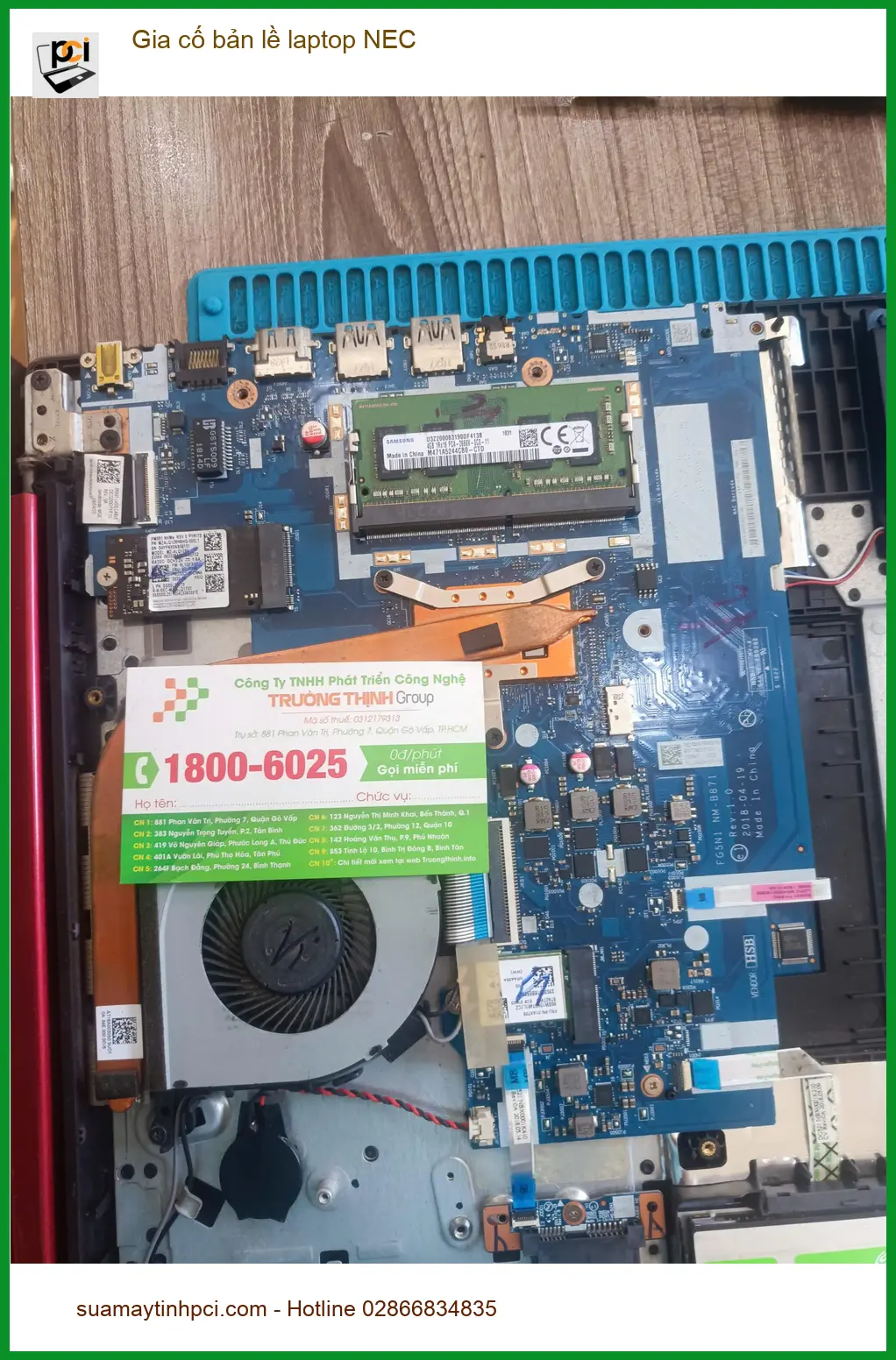 Anh Đức kiến trúc sư tìm Tiệm gia cố bản lề laptop NEC Quận Tân Phú uy tín