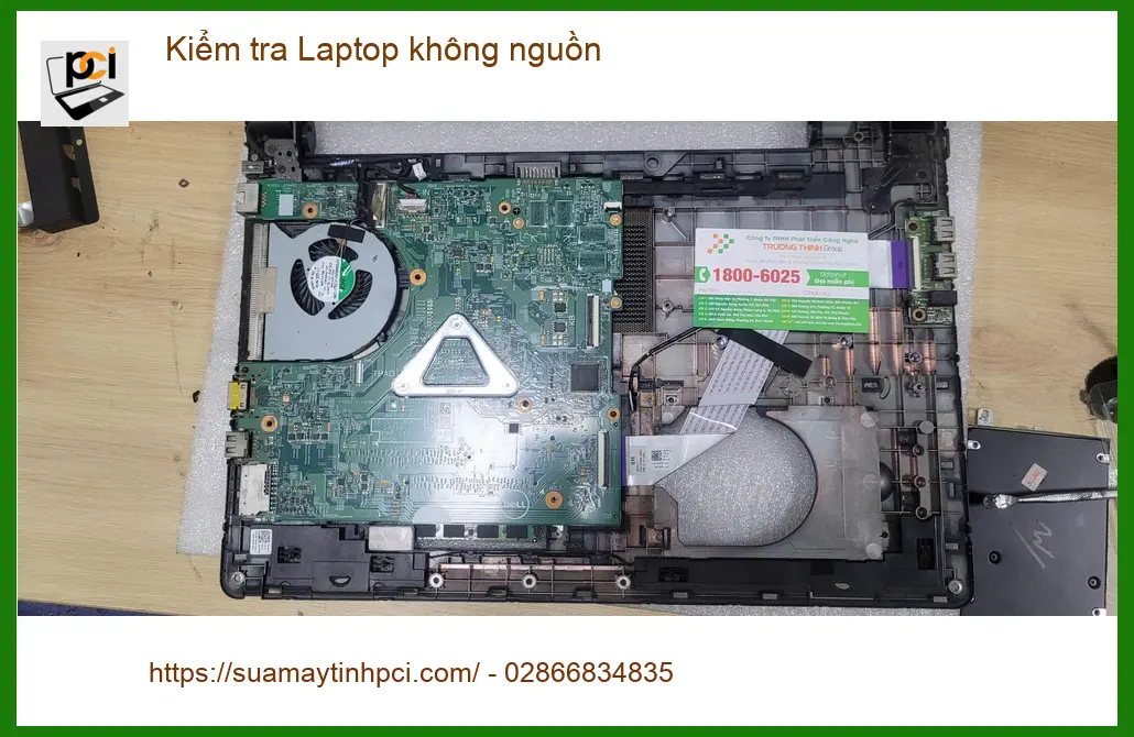 Trung tâm kiểm tra laptop không nguồn Quận Bình Tân - Anh Quang lo lắng ảnh thực tế 2