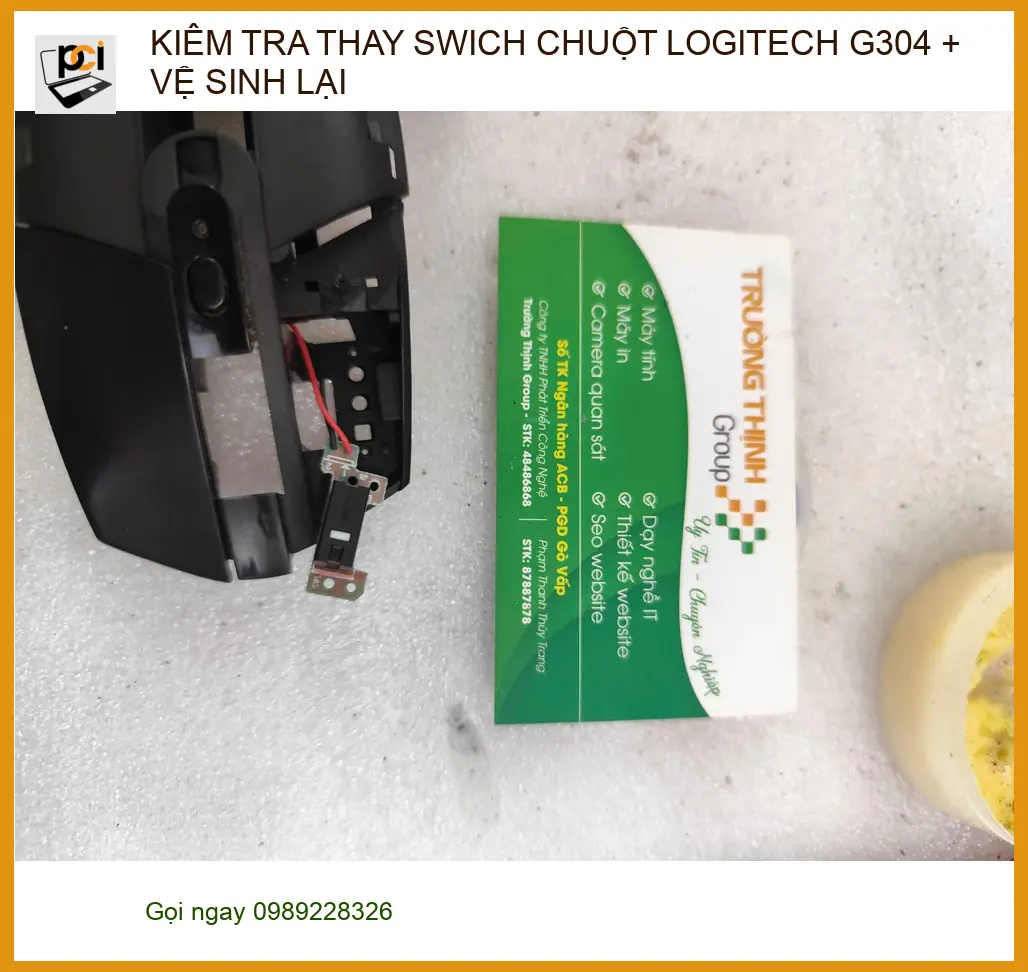 Anh Thành lập trình viên review Thay switch chuột Logitech G304 ở Phú Nhuận