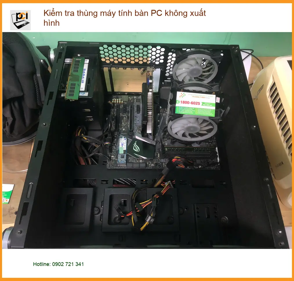 Chú Phước cần thợ kiểm tra thùng máy tính bàn PC không xuất hình Quận Bình Tân