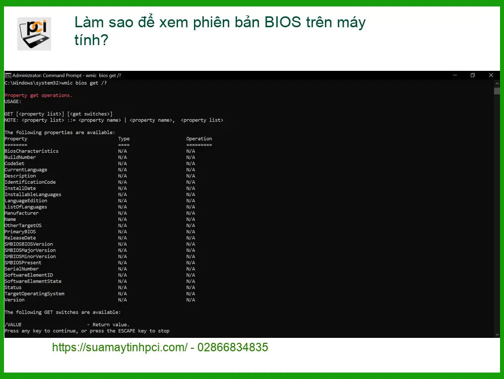 PC Làm sao để xem phiên bản BIOS trên máy tính – Hướng dẫn chi tiết tại nhà