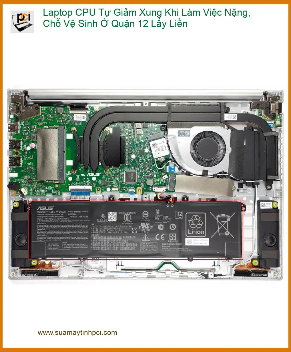 Vệ Sinh Laptop CPU Giảm Xung Quận 12 – Tiệm sửa lấy liền uy tín