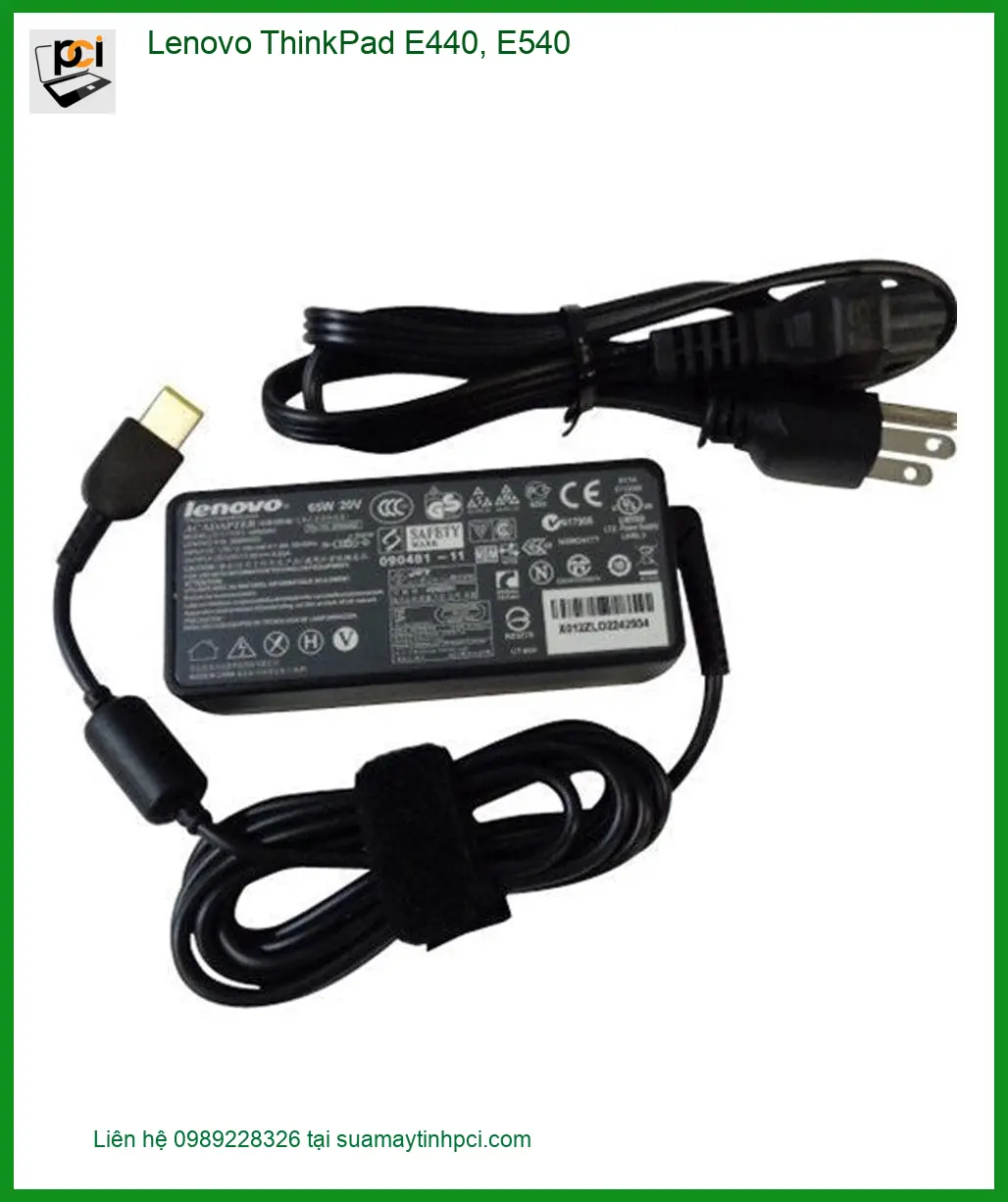 Sạc Laptop LENOVO ThinkPad E440 E540 - Cửa Hàng TPHCM Giá Rẻ Nhanh Chóng