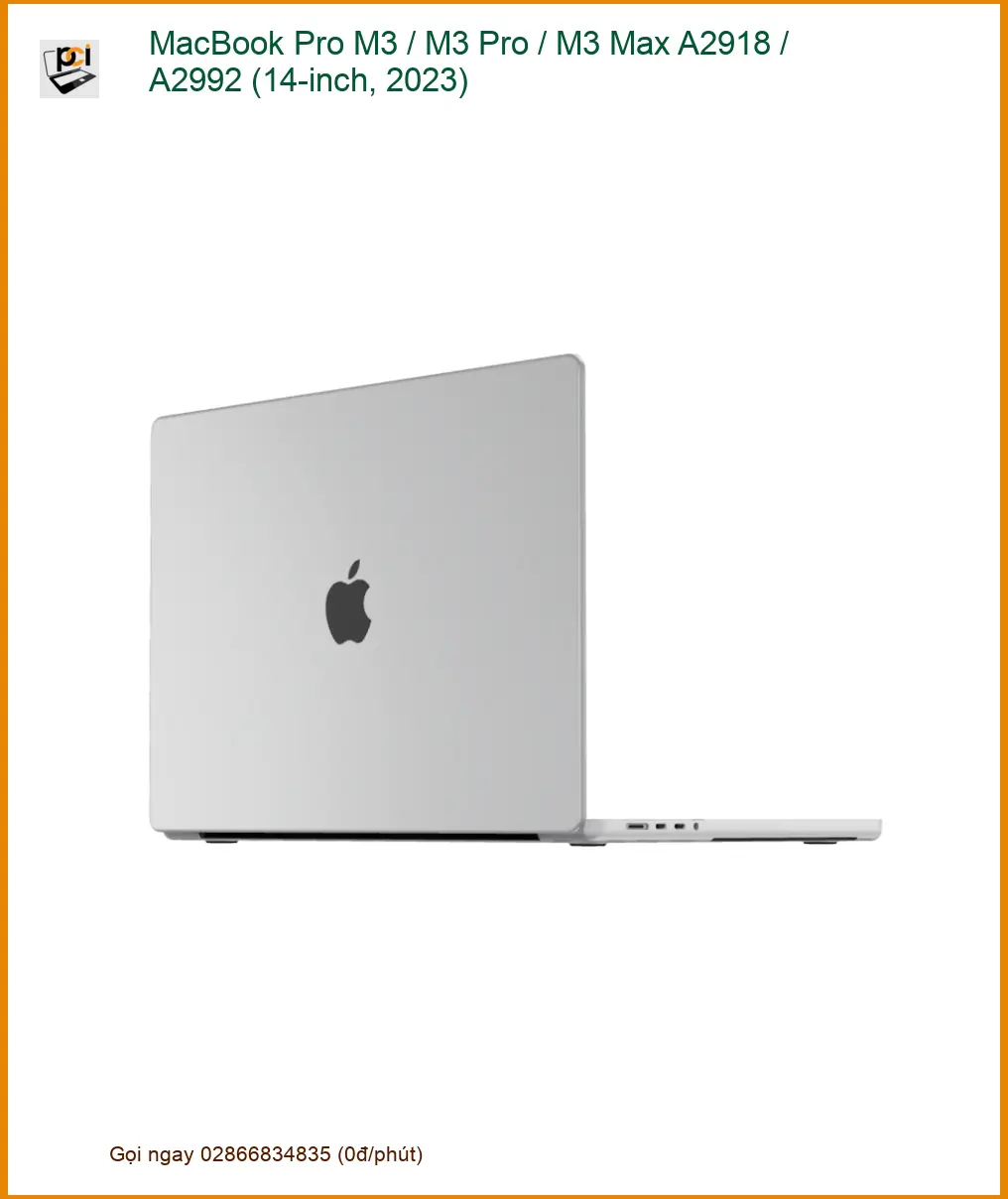 Vỏ Laptop APPLE MacBook Pro M3 / Max A2918 A2992