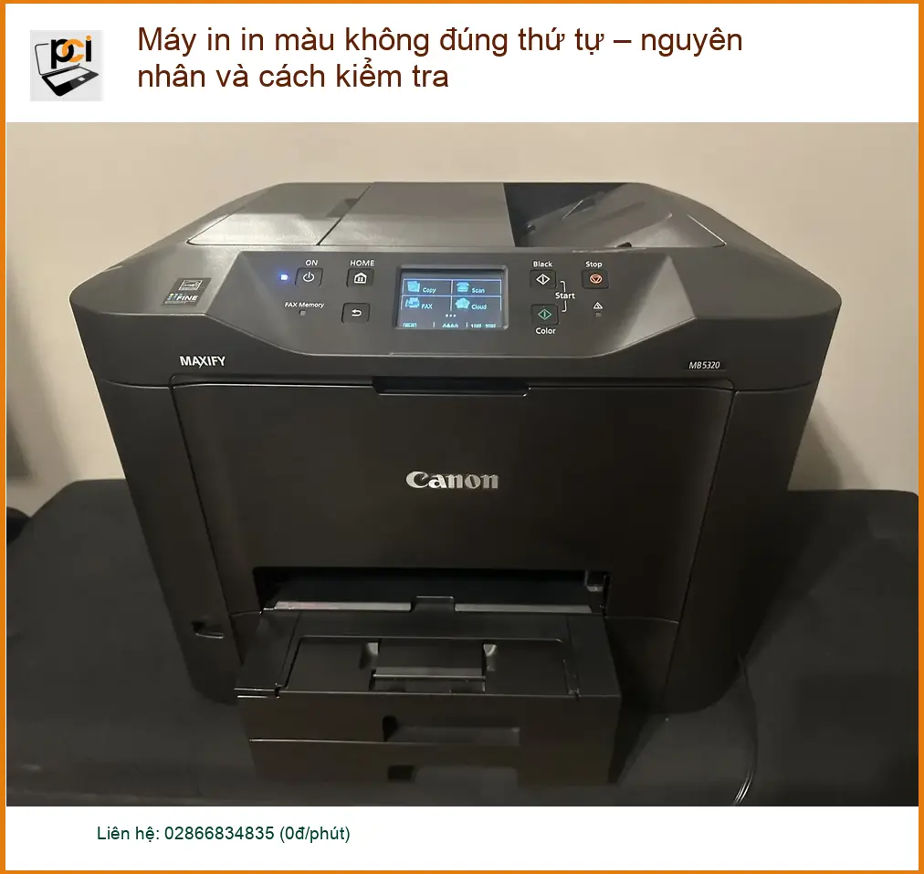 Thủ thuật Máy in màu không đúng thứ tự – Cách tự xử lý tại nhà