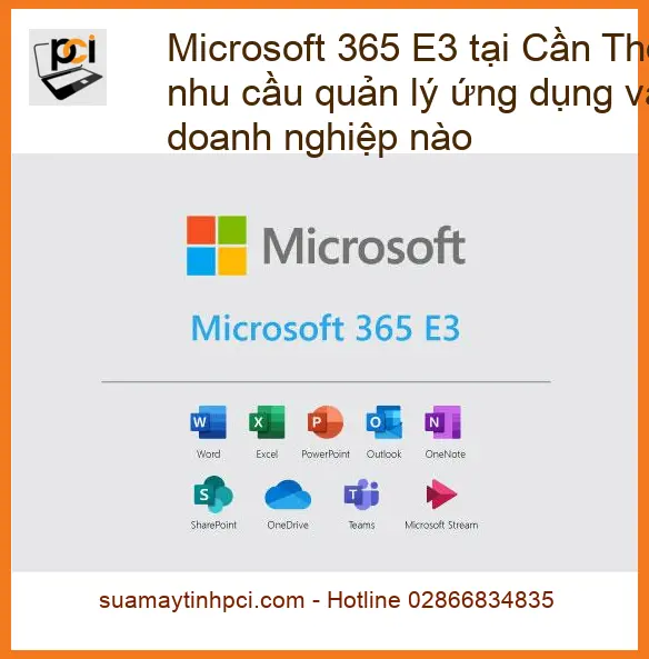 Thủ thuật Phần mềm Microsoft 365 E3 tại Cần Thơ cho doanh nghiệp – Tư vấn chuyên gia
