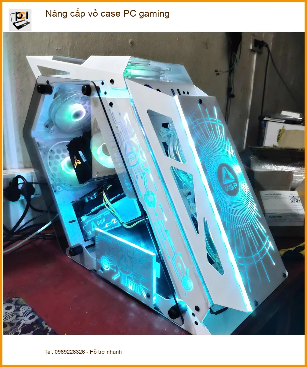 Địa điểm nâng cấp vỏ case PC gaming Quận 7 uy tín - Anh Đức game thủ review ảnh thực tế 1