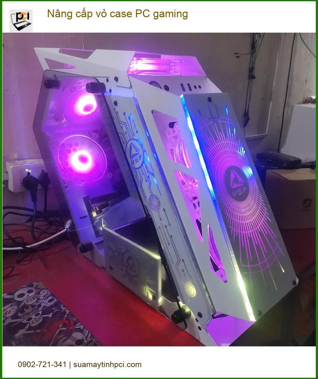 Địa điểm nâng cấp vỏ case PC gaming Quận 7 uy tín - Anh Đức game thủ review ảnh thực tế 2