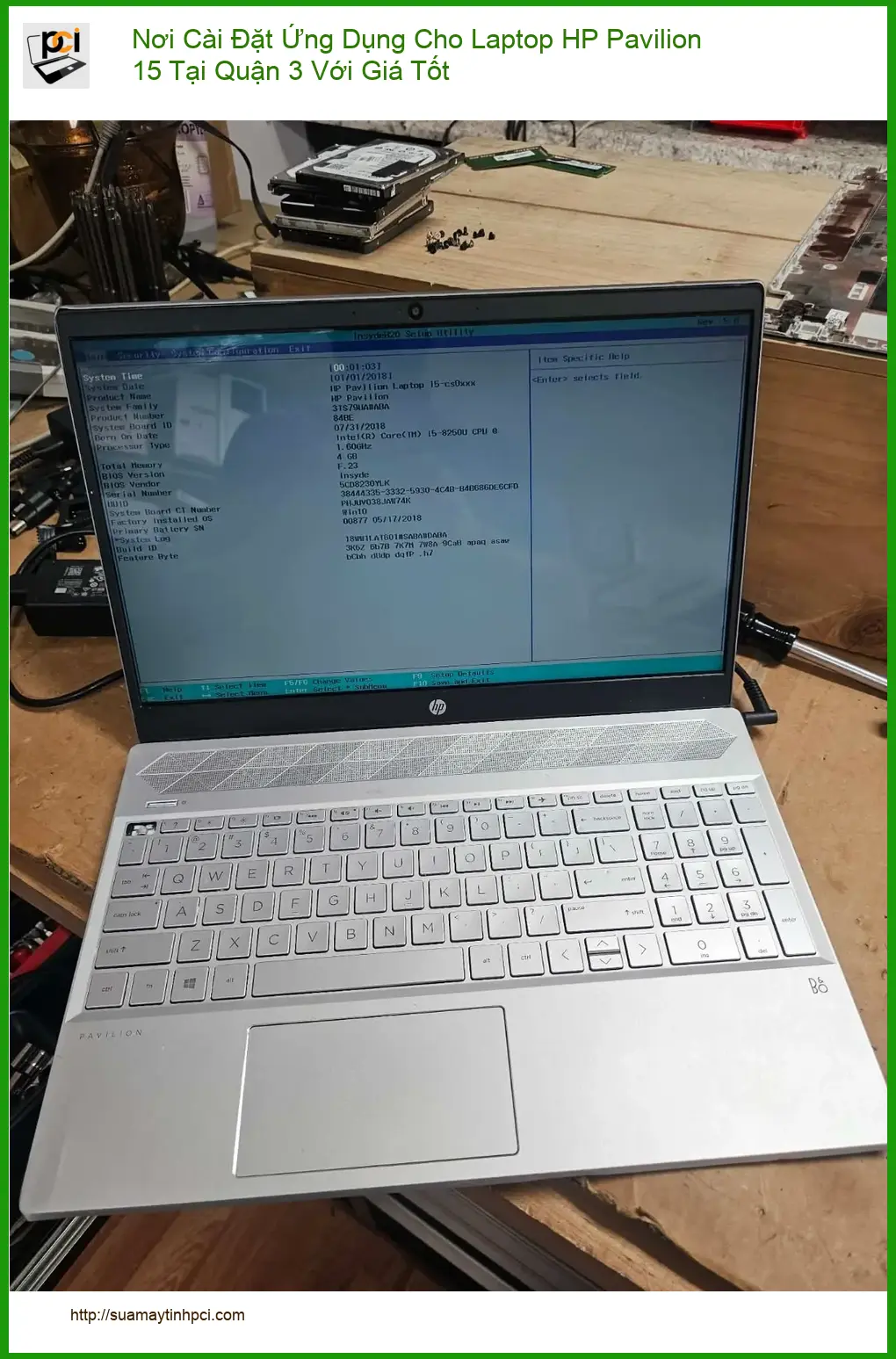 Cài Đặt Máy Tính Ứng Dụng HP Pavilion 15 Quận 3 – Trung tâm uy tín giá tốt