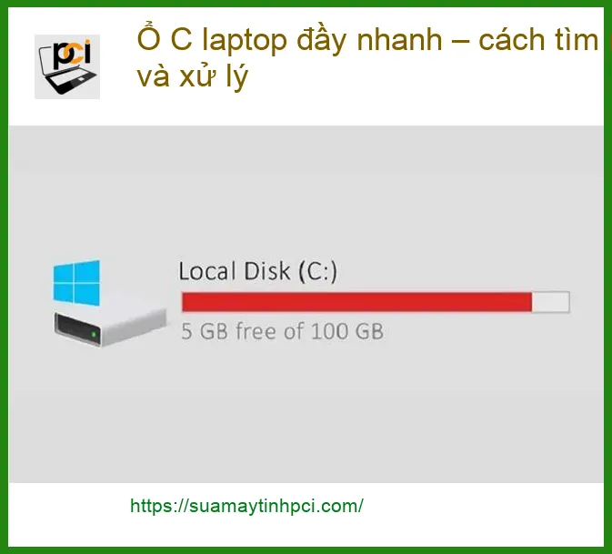 Laptop Ổ C đầy nhanh – Cách xử lý hiệu quả – Trung tâm hỗ trợ gần đây
