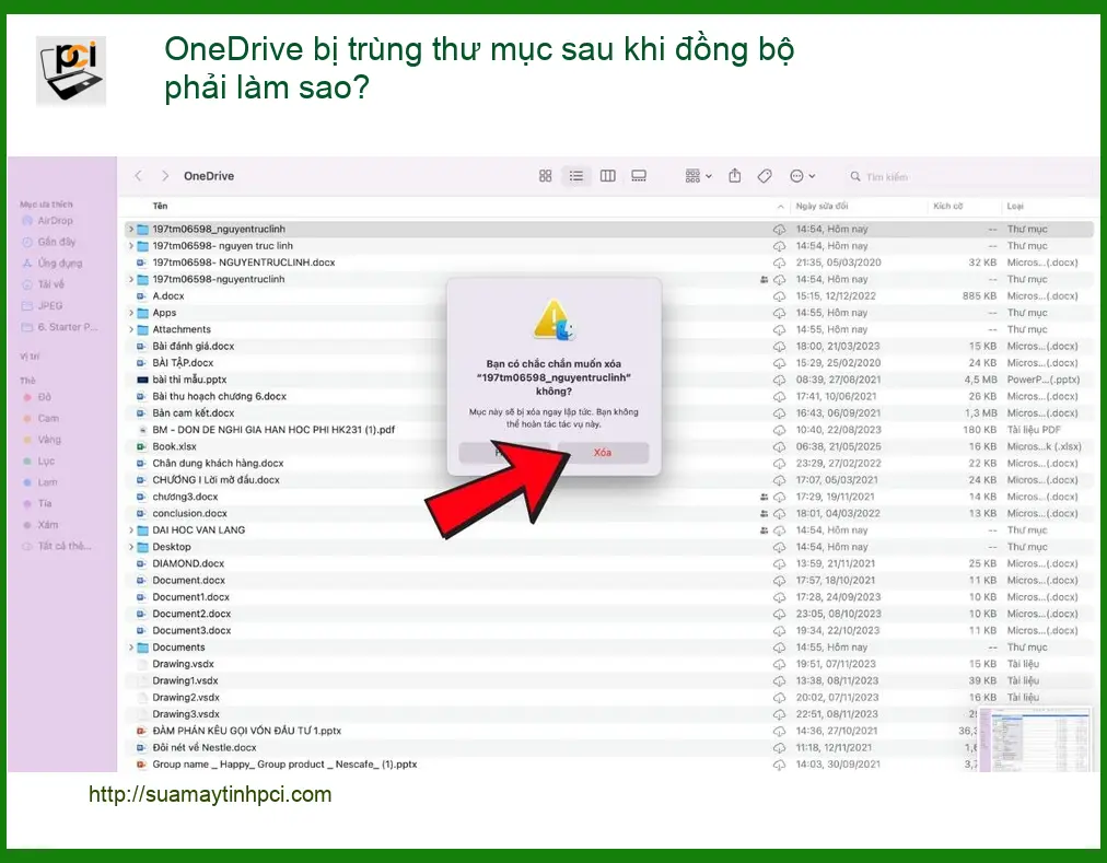 Văn phòng OneDrive bị trùng thư mục sau khi đồng bộ – Khắc phục lỗi nhanh