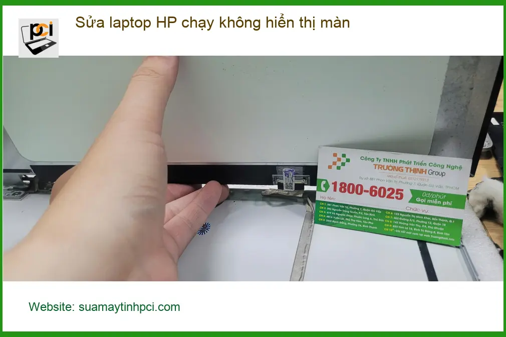 Sửa laptop HP không lên màn hình Quận Bình Tân - Anh Minh kinh doanh ảnh thực tế 2