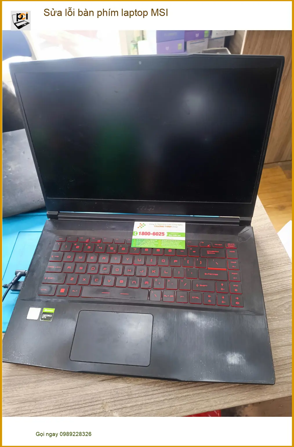 Tiệm sửa bàn phím laptop MSI Quận Tân Phú – Chú Phúc doanh nhân cần máy gấp