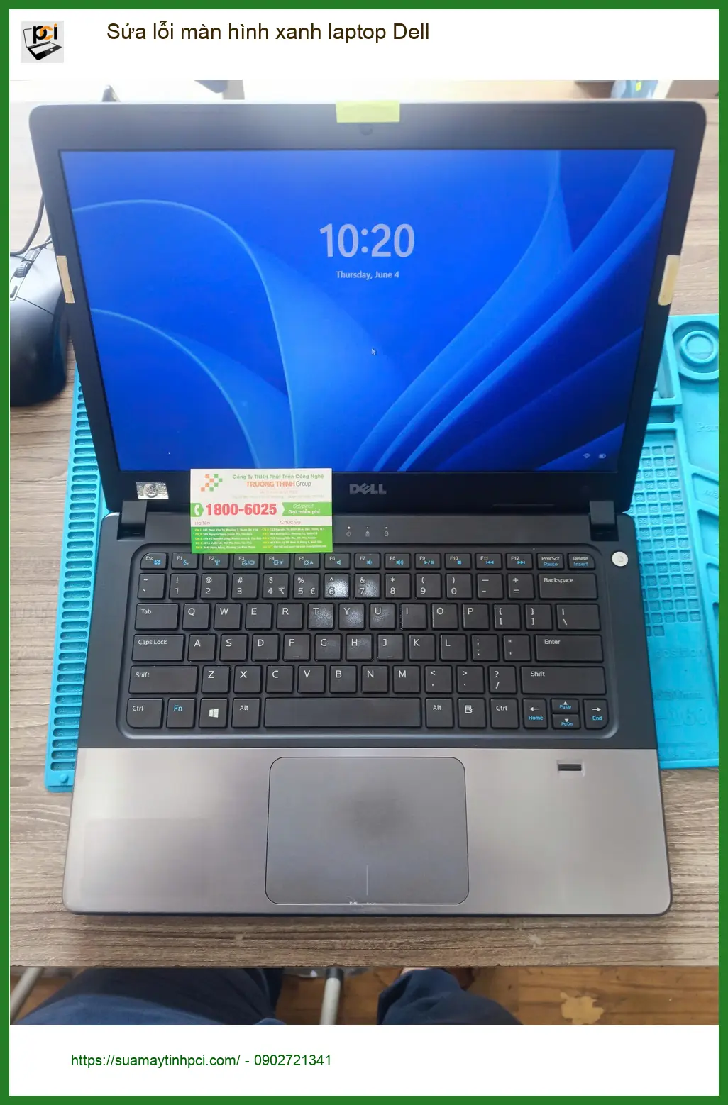 Anh Đức lập trình viên – Sửa lỗi màn hình xanh laptop Dell Quận Tân Phú