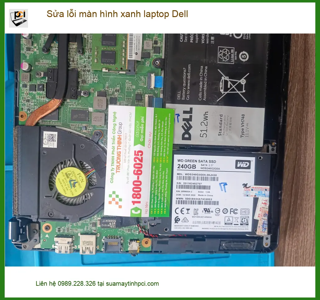 Anh Đức lập trình viên - Sửa lỗi màn hình xanh laptop Dell Quận Tân Phú ảnh thực tế 1