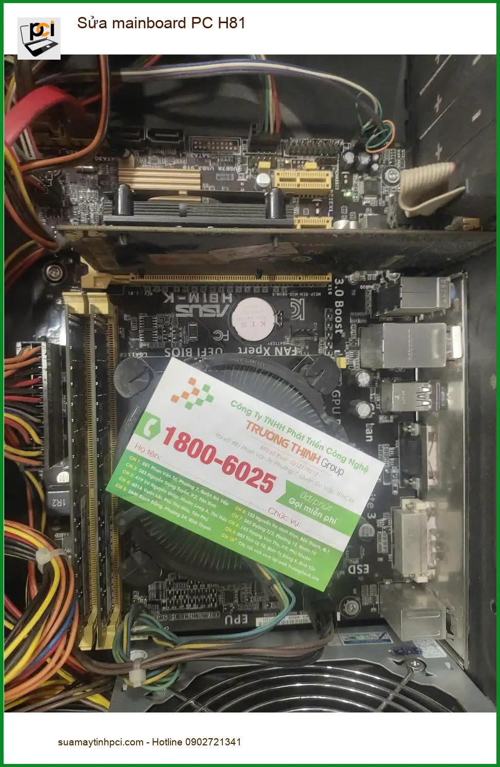 Địa điểm sửa mainboard PC H81 Quận 7 uy tín – Chú Lộc kế toán review