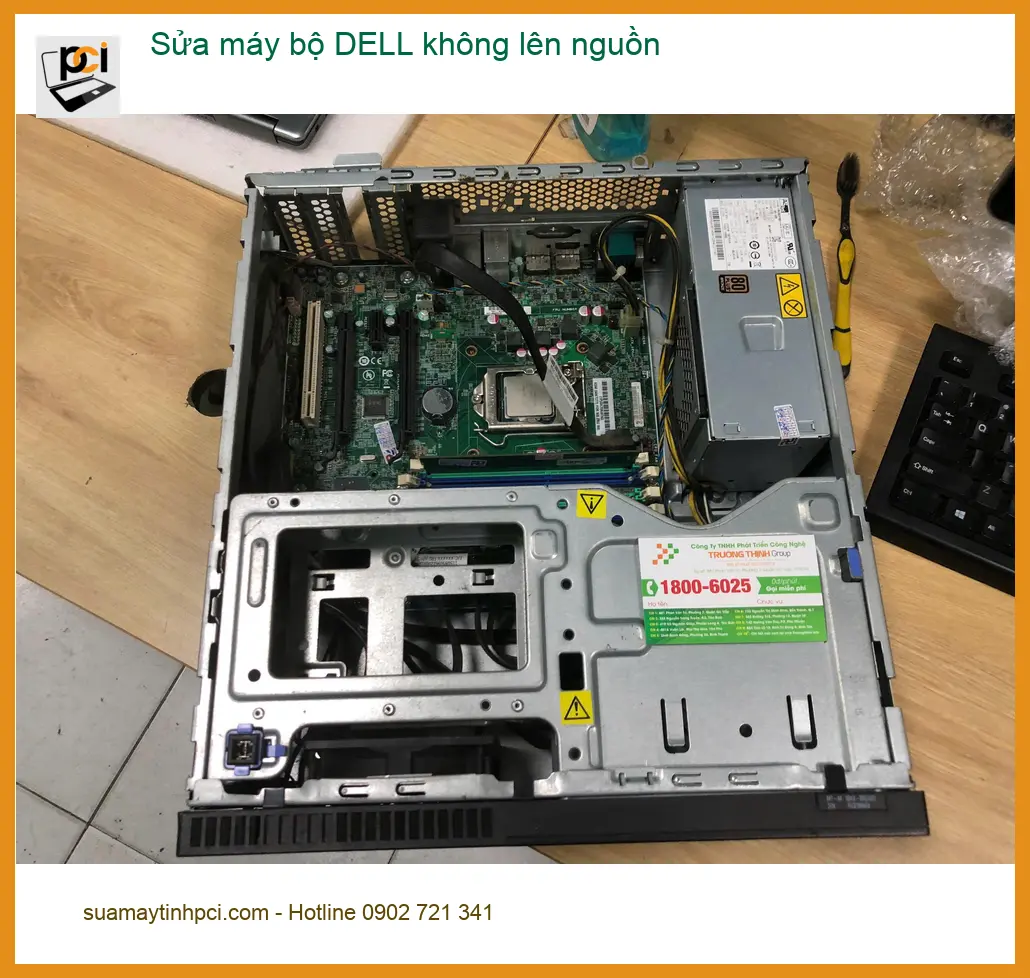 Tiệm sửa máy bộ DELL không lên nguồn Quận Bình Tân review ca của cô Hằng ảnh thực tế 1