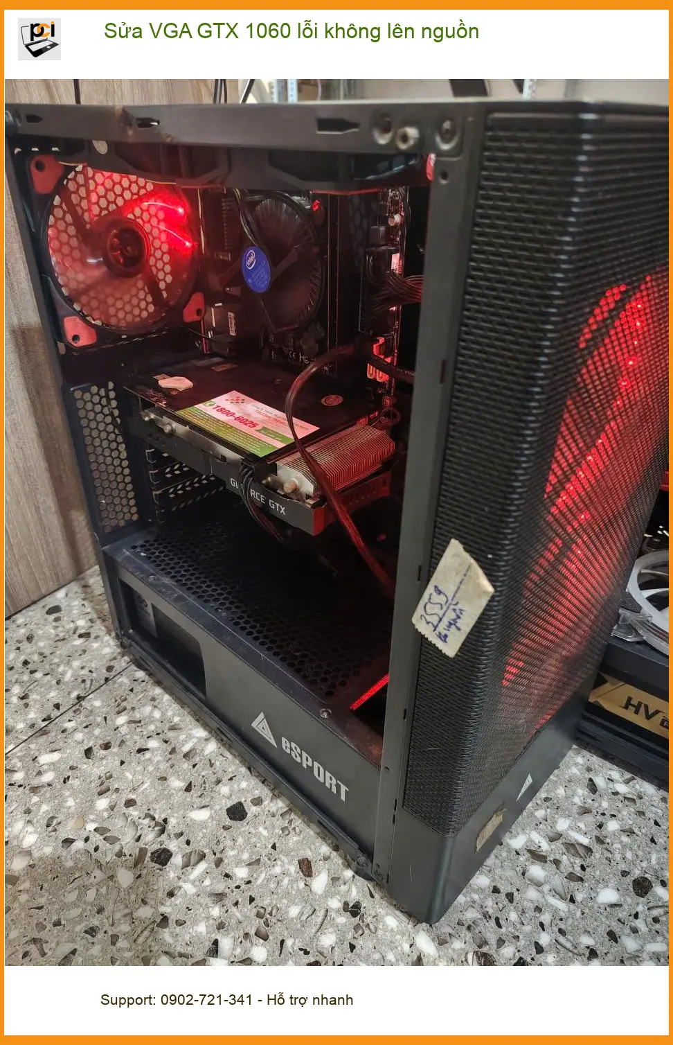 Anh Khang game thủ review sửa VGA GTX 1060 lỗi không lên nguồn Quận 7 ảnh thực tế 1