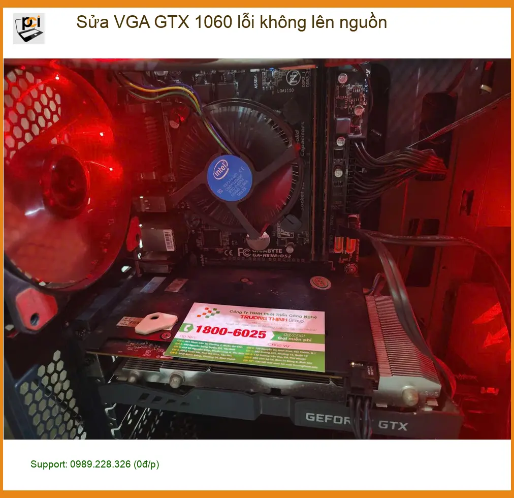 Anh Khang game thủ review sửa VGA GTX 1060 lỗi không lên nguồn Quận 7 ảnh thực tế 2