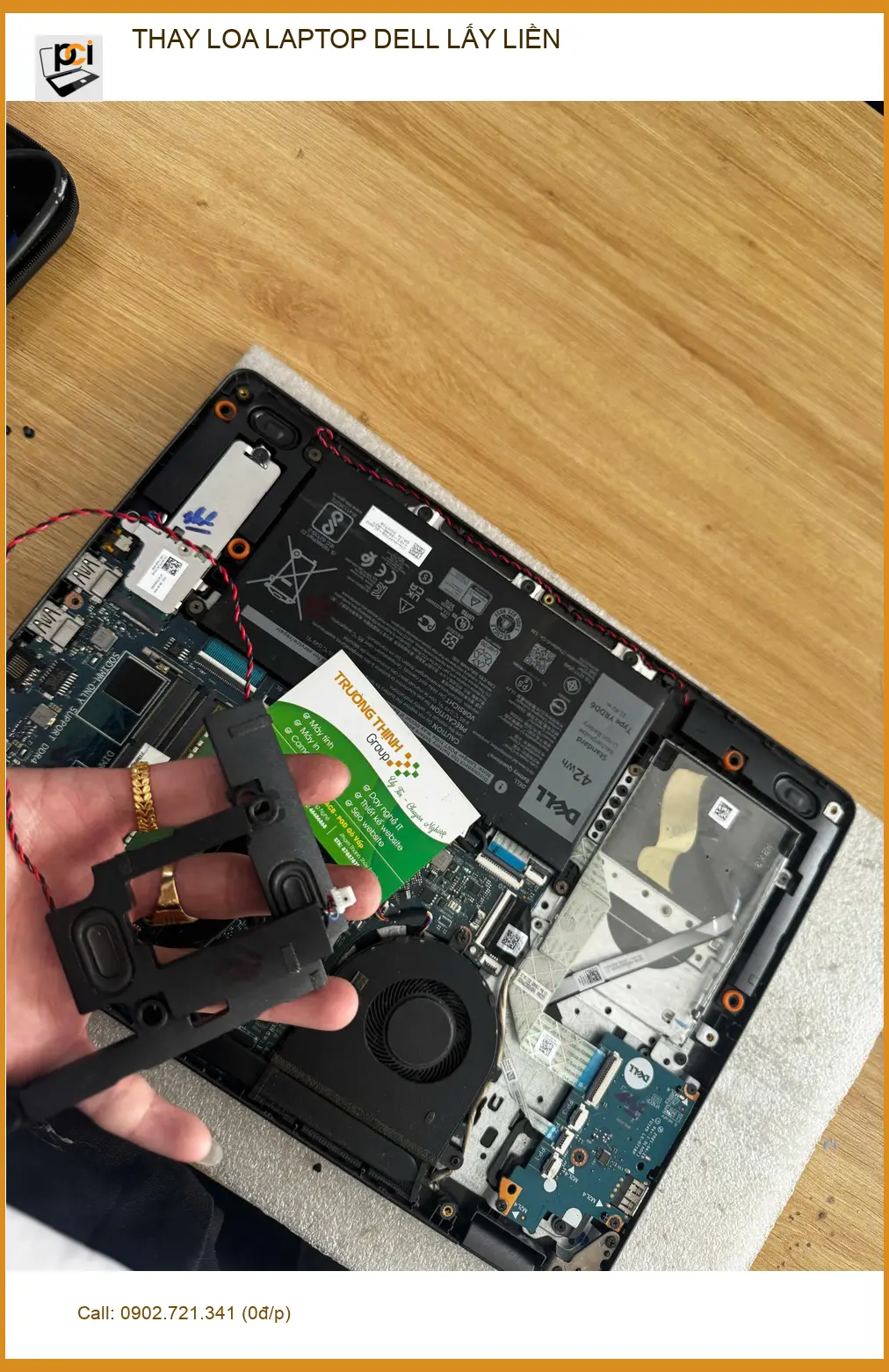 Chị Nguyệt kinh doanh online cần Thay loa laptop Dell lấy liền Quận 10