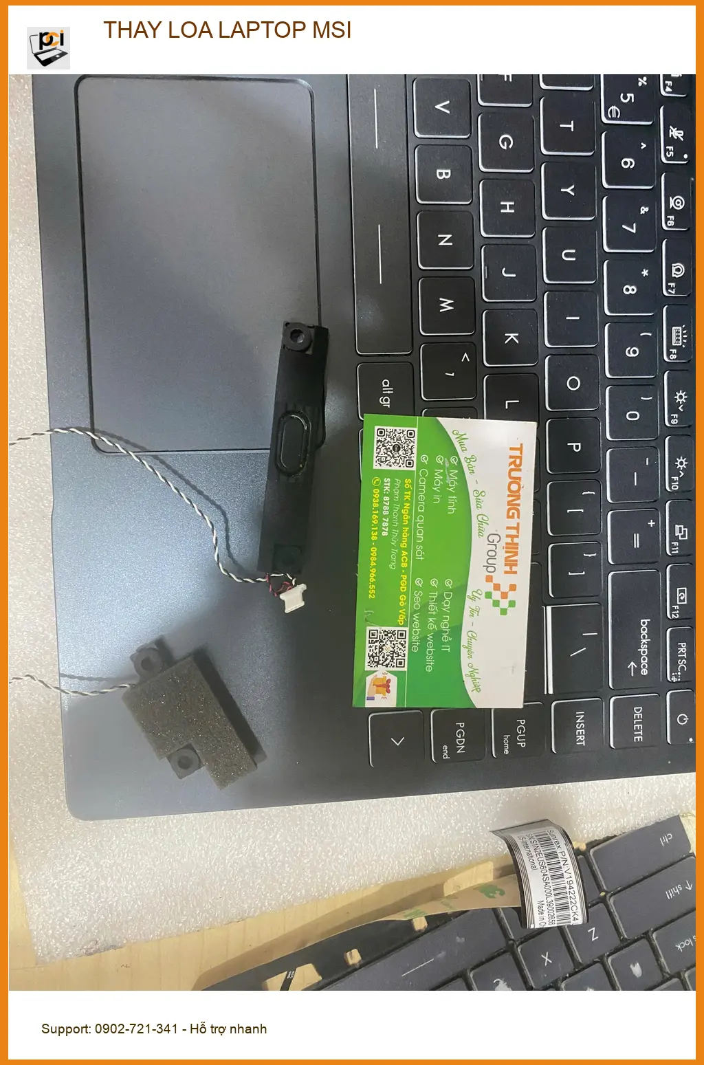 Chỗ thay loa laptop MSI Quận Gò Vấp uy tín – Anh Khoa trải nghiệm