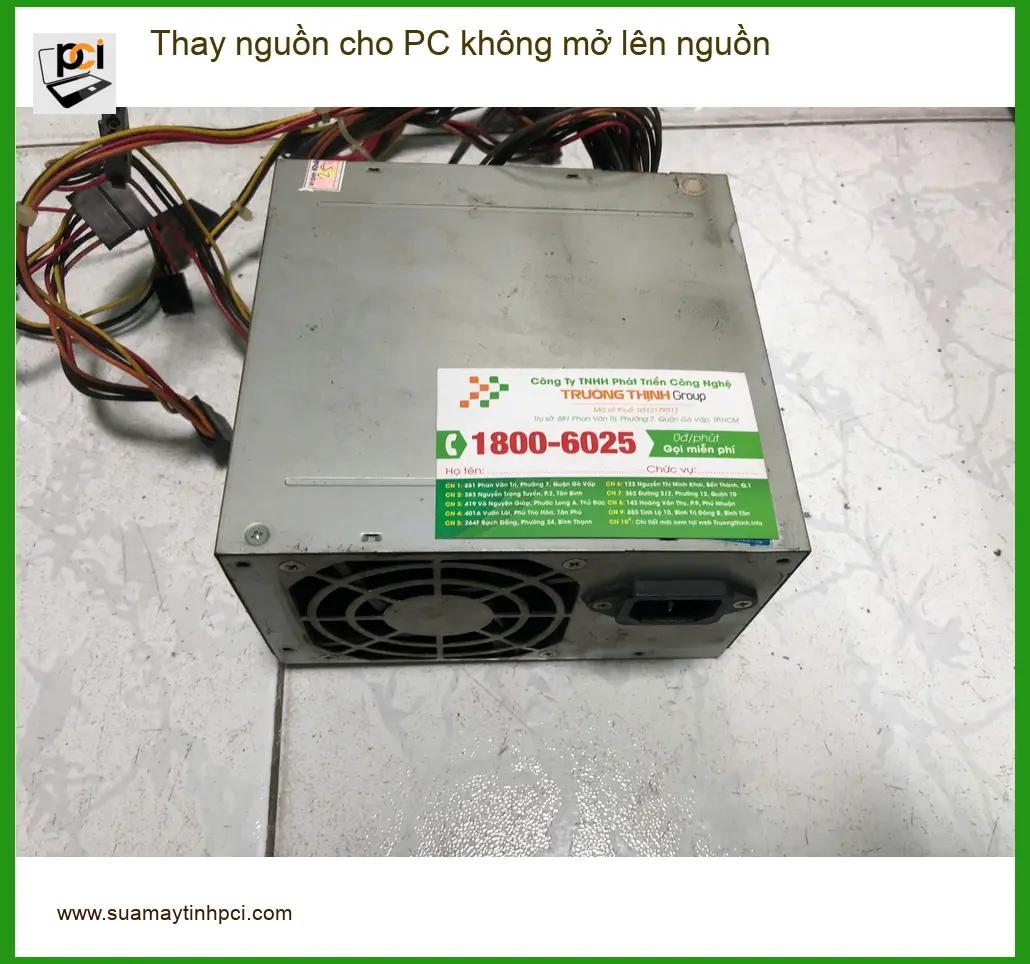 Anh Quân cần thay nguồn PC không lên ở Quận Bình Tân ảnh thực tế 1