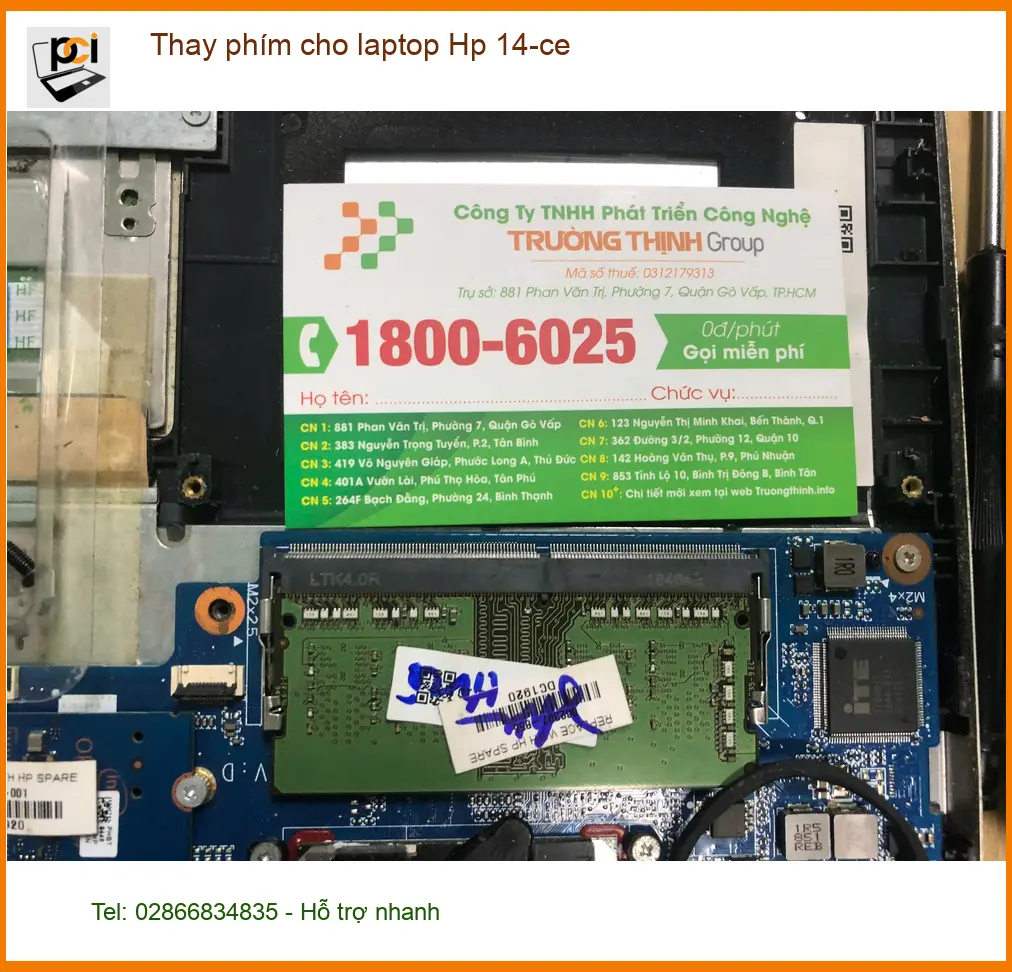Dịch vụ thay phím laptop Hp 14-ce Quận Bình Tân – Anh Kiên kiến trúc sư