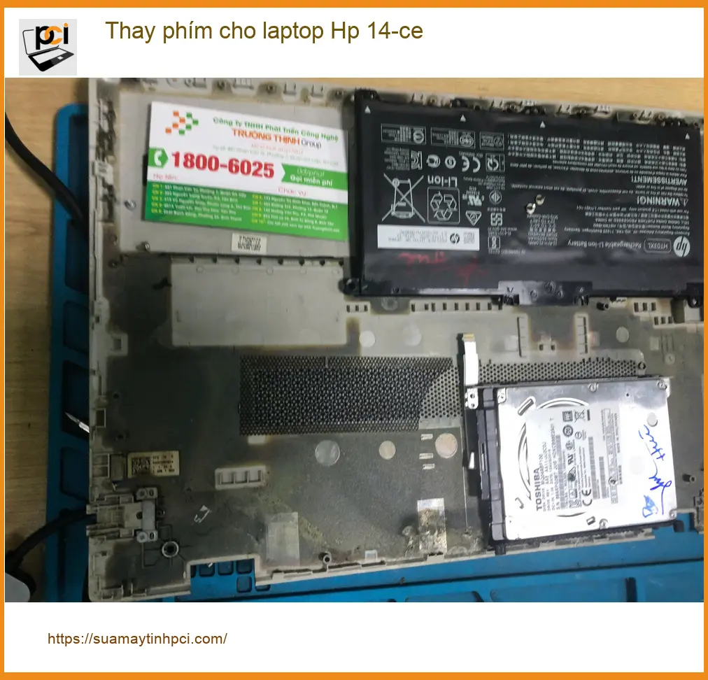 Dịch vụ thay phím laptop Hp 14-ce Quận Bình Tân - Anh Kiên kiến trúc sư ảnh thực tế 1