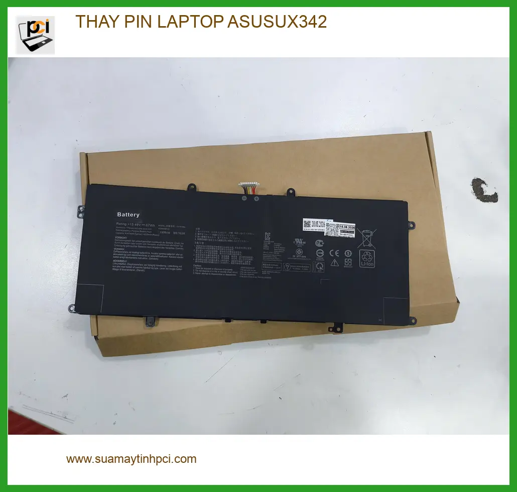 Chị Hà quản lý dự án tìm chỗ thay pin laptop ASUSUX342 Quận Gò Vấp lấy ngay