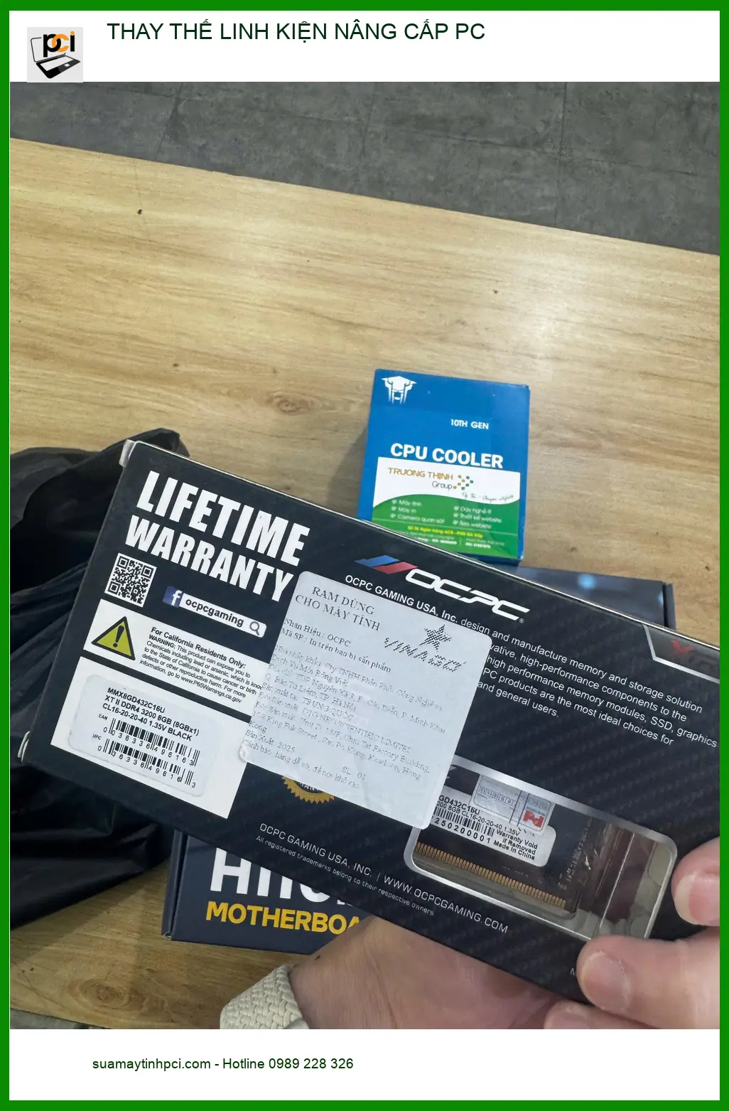 Chị Mai thiết kế đồ họa - Địa điểm thay linh kiện nâng cấp PC Quận 10 ảnh thực tế 2