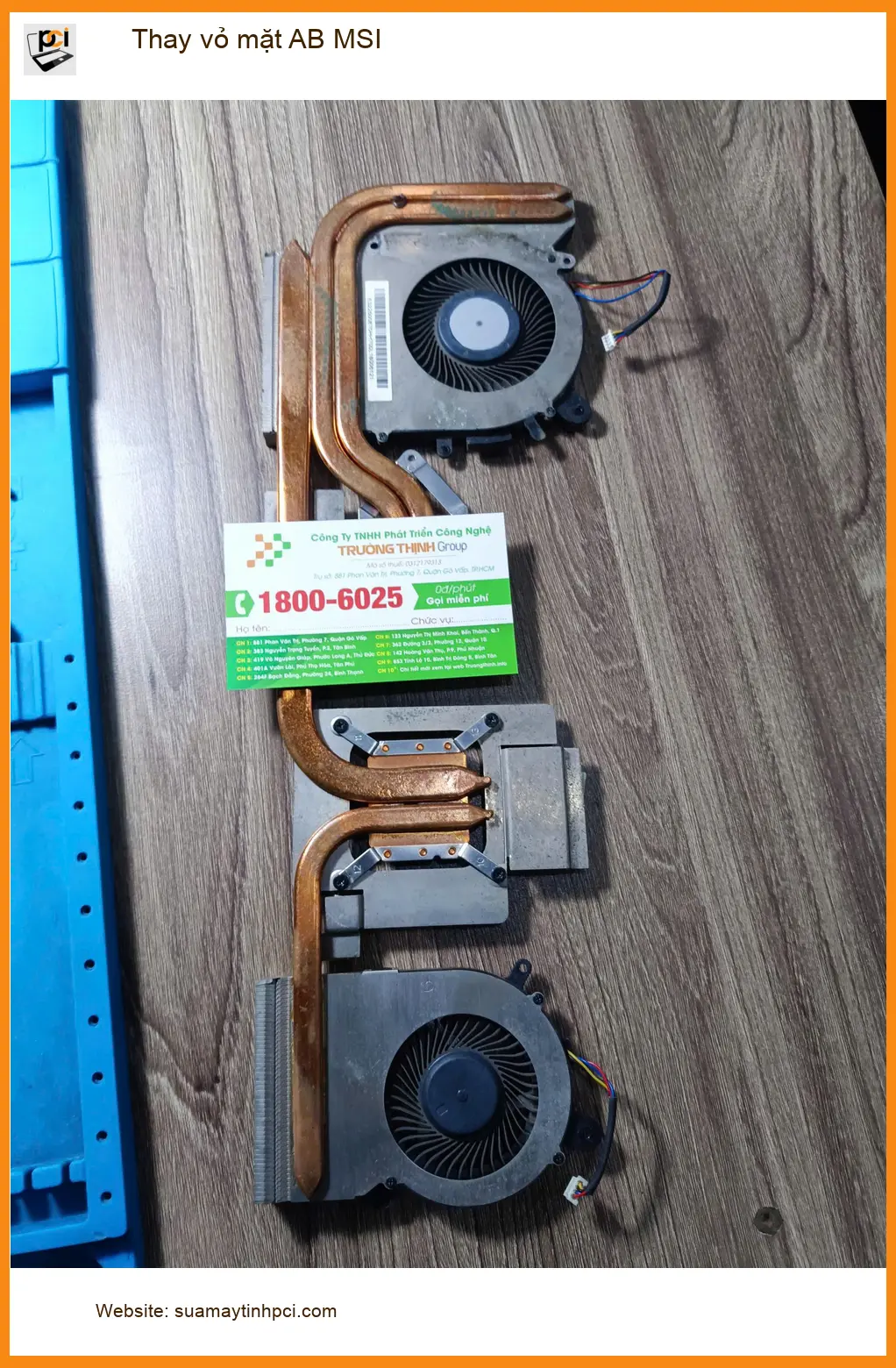 Anh Khải lập trình viên review chỗ Thay vỏ mặt AB MSI Quận Tân Phú