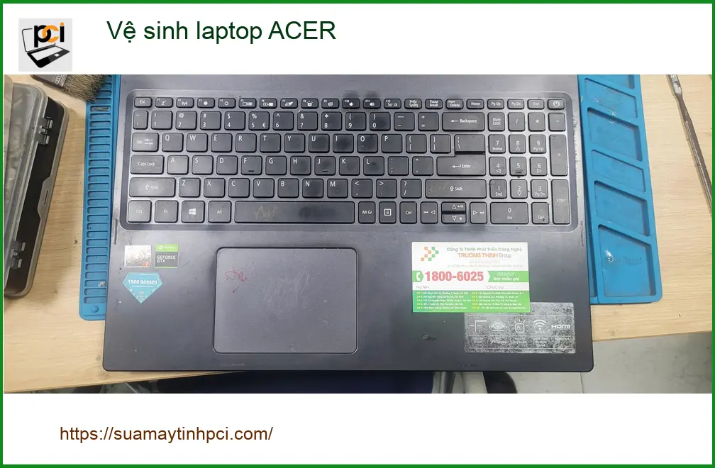 Bạn Kiệt designer lo lắng máy nóng - Tìm dịch vụ vệ sinh laptop ACER Quận Bình Tân ảnh thực tế 2