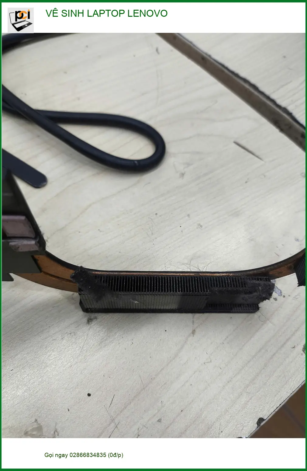 Trung tâm vệ sinh laptop Lenovo Quận Gò Vấp - Chị Thảo cần lấy liền ảnh thực tế 2
