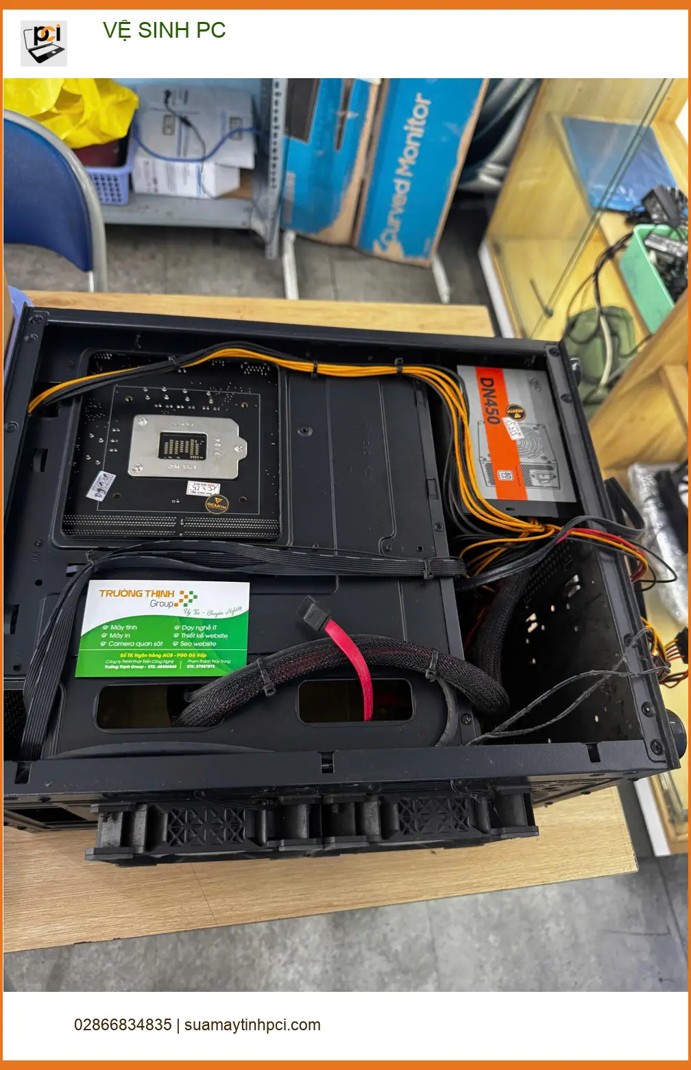 Dịch vụ VỆ SINH PC Quận 10 giá rẻ - Anh Khoa chia sẻ kinh nghiệm ảnh thực tế 1