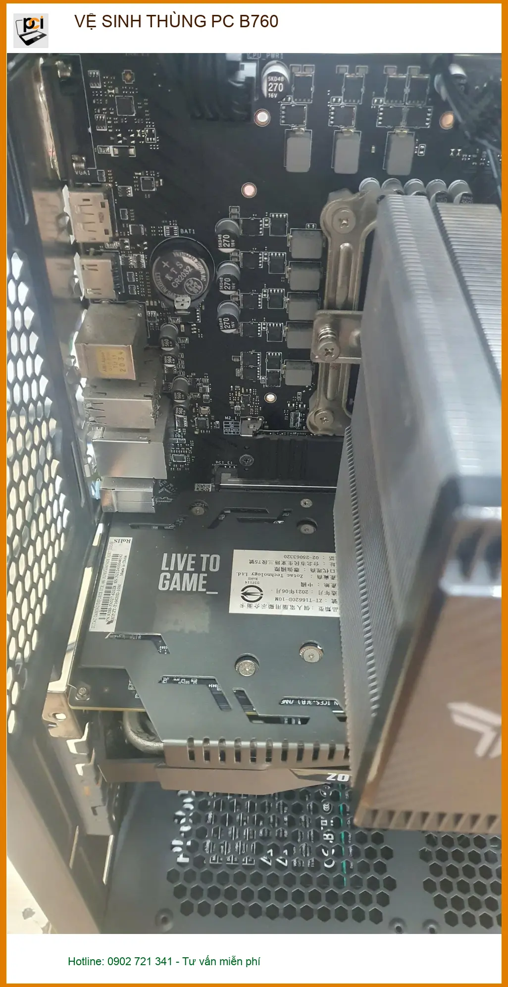 Anh Nhật chuyên gia IT suýt hỏng PC vì bụi, review vệ sinh B760 Quận Gò Vấp