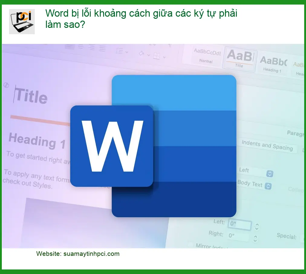 Văn phòng Word bị lỗi khoảng cách giữa các ký tự – Trung tâm sửa nhanh TPHCM