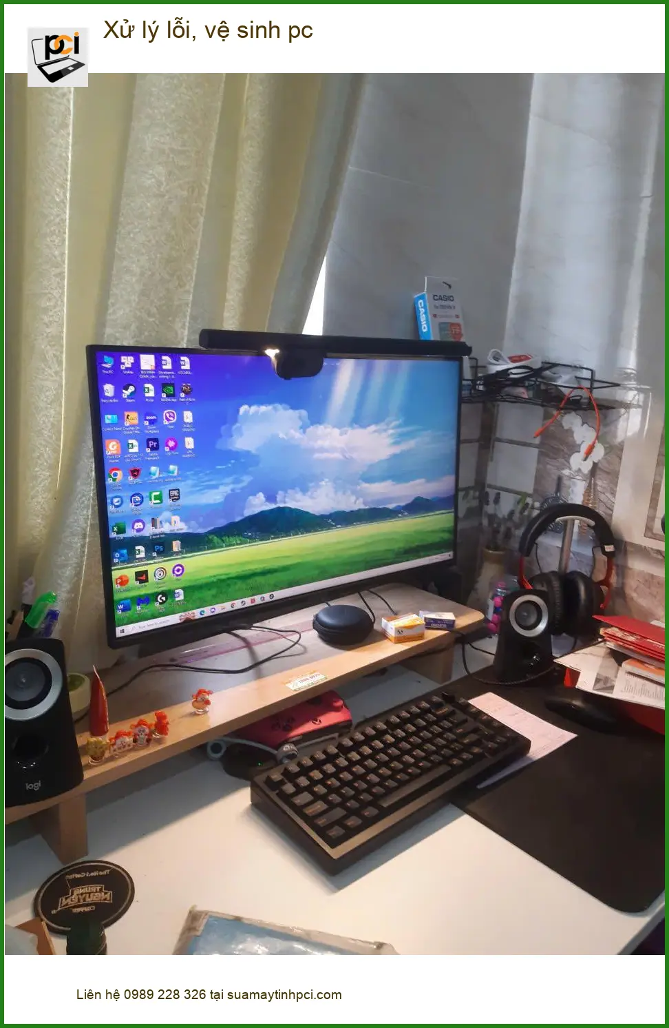 Chị Mai văn phòng review dịch vụ xử lý lỗi, vệ sinh pc Quận Tân Bình ảnh thực tế 1
